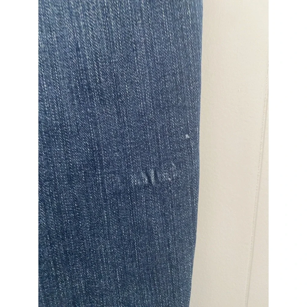 Kut From The Kloth Blue Denim Bermuda Shorts Sz 14 Logo  Cotton Blend 13